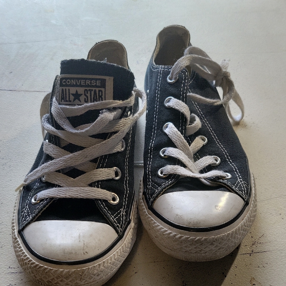 Converse Kids Black and White Sneakers